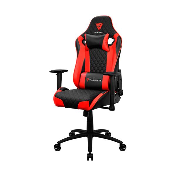SILLA GAMING THUNDERX3 TGC12 CUERO SINTÉTICO TEGC-2008101.R1 ROJO / NEGRO