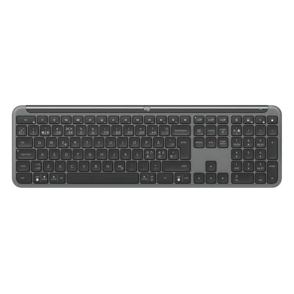 TECLADO LOGITECH SIGNATURE SLIM K950 MEMBRANA INALÁMBRICO BLUETOOTH ESPAÑOL 920-012432 NEGRO