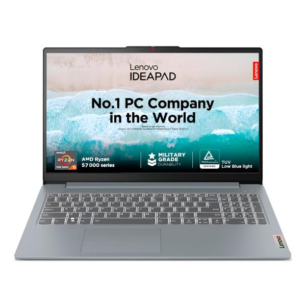 LAPTOP LENOVO IDEAPAD SLIM 3 15AMN8 15.6 PULG RYZEN 5 7520U 8GB 512GB SSD TOUCH WIN 11 INGLES LEN-82XQ00RSUS-A GRIS