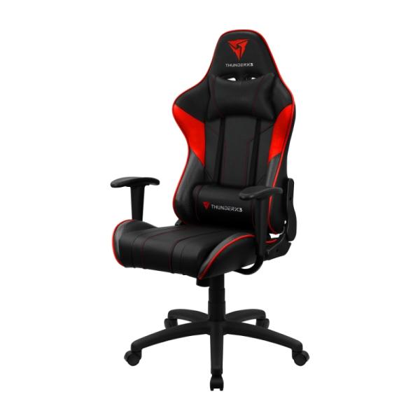 SILLA GAMING THUNDERX3 EC3 CUERO SINTÉTICO TEGC-2027101.R7 NEGRO / ROJO