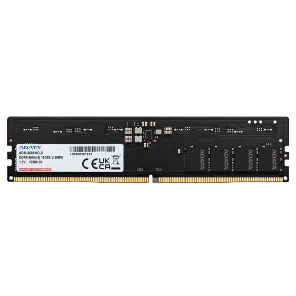 MEMORIA RAM PC ADATA PREMIER 16 GB DDR5 5600 MHZ CL46 1.1 V AD5U560016G-S NEGRO