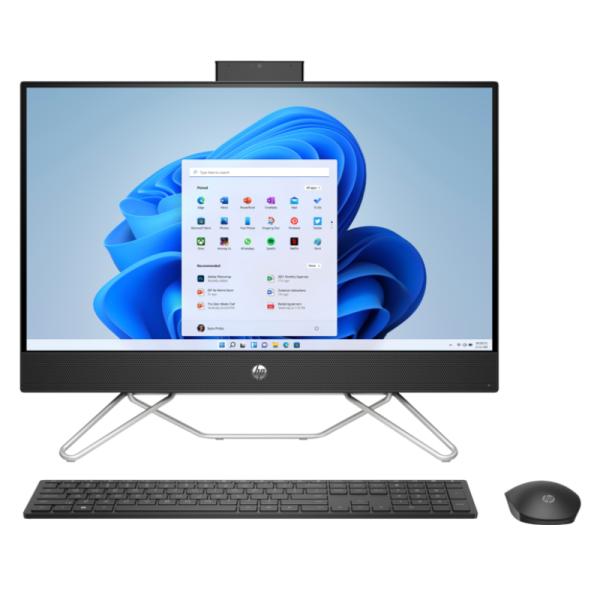 COMPUTADORA HP 24-CB1023LA ALL IN ONE 23.8 PULG CORE I3-1215U 8GB 512GB SSD WIN 11 HOME A47BYLA#ABM NEGRO