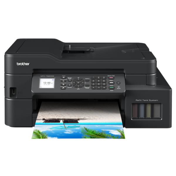 IMPRESORA BROTHER MFCT920DW MULTIFUNCIONAL DE INYECCION DE TINTA A COLOR WI-FI DIRECT ETHERNET Y USB 2.0 TANQUE INKBENEFIT NEGRO