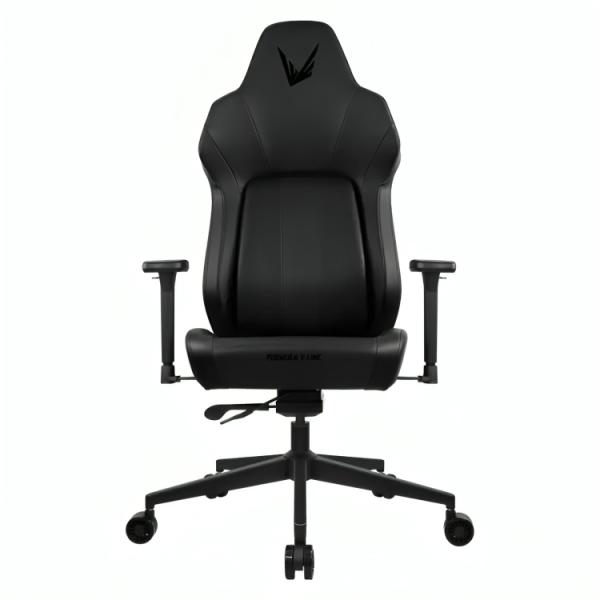 SILLA GAMING FORMULA V LINE VIRON BOOST RACERPU CUERO SINTETICO PU APOYABRAZOS 3D SOPORTE LUMBAR Y COJIN CERVICAL 4711401665472 NEGRO