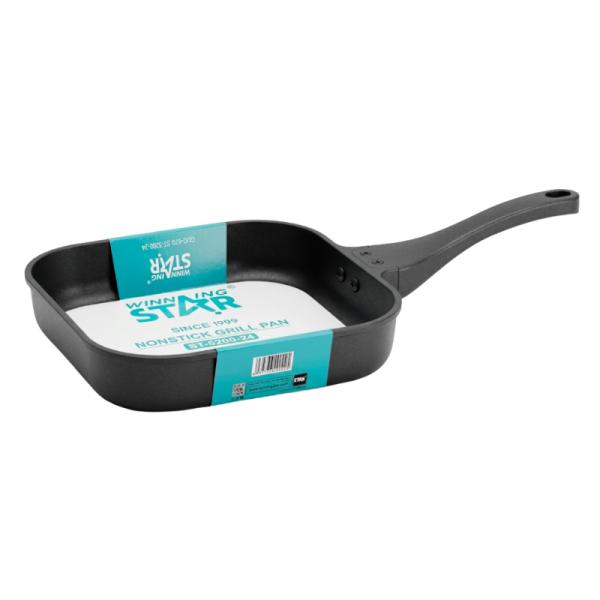 SARTÉN ANTIADHERENTE WINNING STAR ST-5200-24 ALUMINIO 24CM X 5CM GUO-670-WST-15635 NEGRO