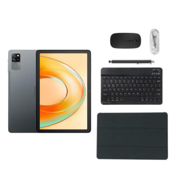 TABLET BLACKVIEW TAB 60 PRO 10.1 PULG 128 GB WI-FI/LTE/BLUETOOTH ANDROID INCLUYE TECLADO MOUSE LÁPIZ FUNDA Y AUDIFONO GRIS