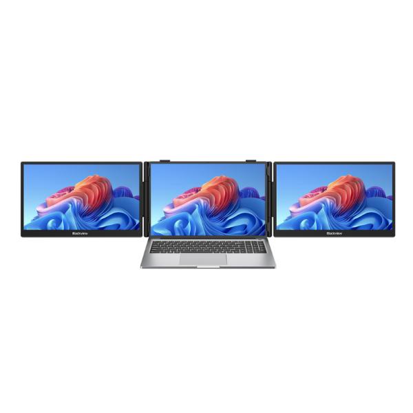 MONITOR DUAL PORTÁTIL BLACKVIEW DCM5 14 PULG PLANO 1920X1080 FHD 60 HZ IPS (COMPATIBLE CON USB-C DE VIDEO DP ALT MODE O THUNDERBOLT) ALTAVOZ NEGRO
